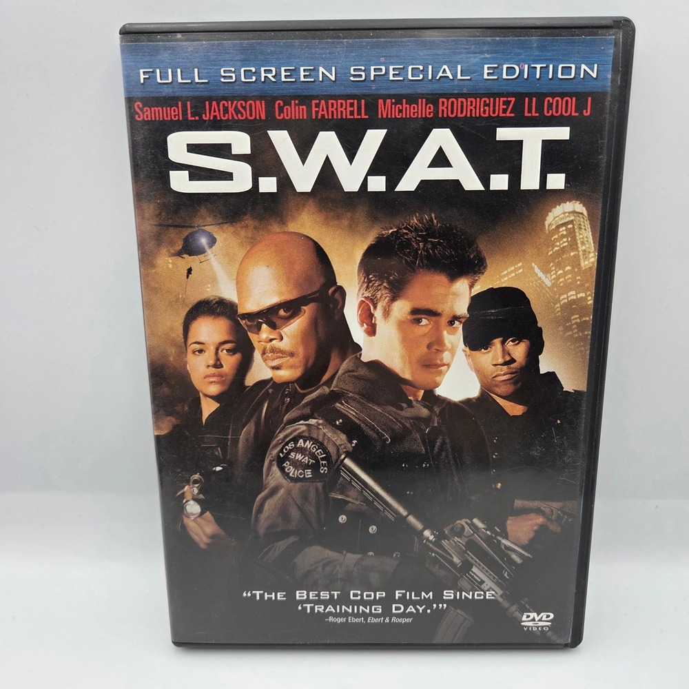 S.W.A.T. DVD Special Edition Full Screen Samuel L Jackson Colin Farrell Action